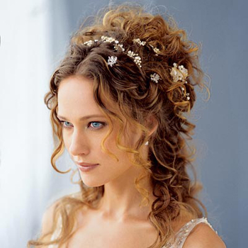 The hair style you pick for your wedding needs to be complimenting the 